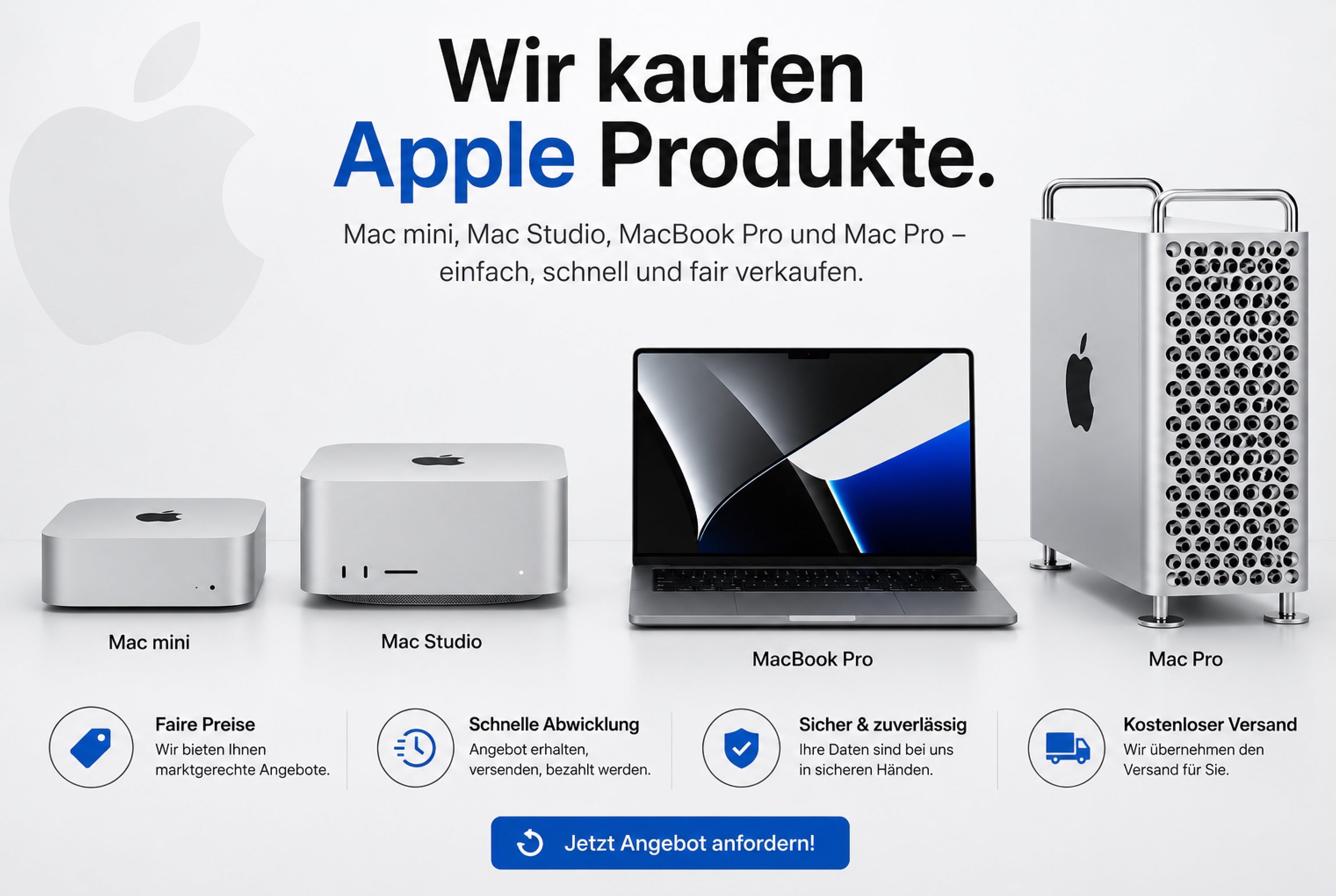 Apple Ankauf, verkaufe dein Apple Produkt an mac-store24.com