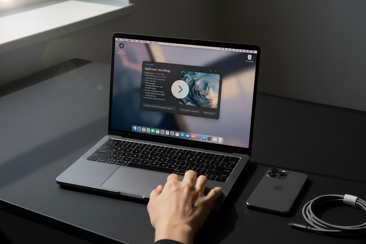 Neuen Mac richtig einrichten – MacBook bei der Ersteinrichtung