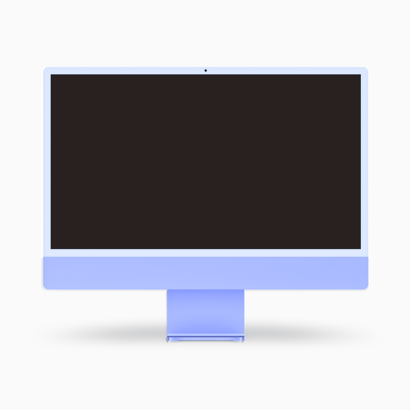 iMac blau refurbished